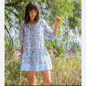 EUC M SZ Blockprint dress